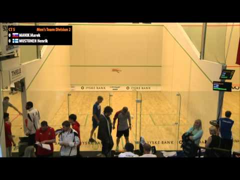European Team Squash Championships 2015 Court 5 Day 2