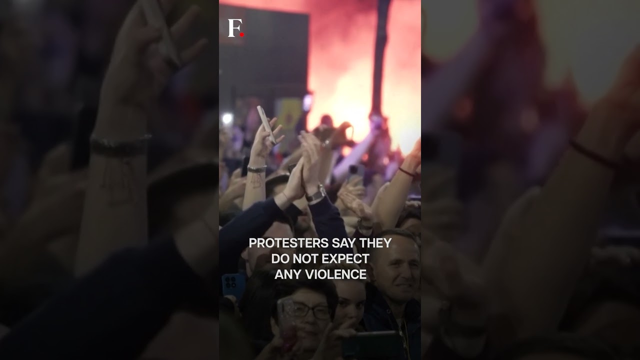 Serbia: Protesters Gather For Mass Demonstration In Capital Belgrade | Subscribe To Firstpost |N18G