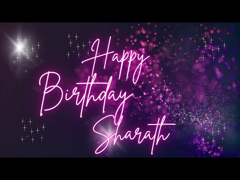 Happy Birthday Sharath 🎉 | A Special Wish Just for You! | Let's Celebrate! 🎂