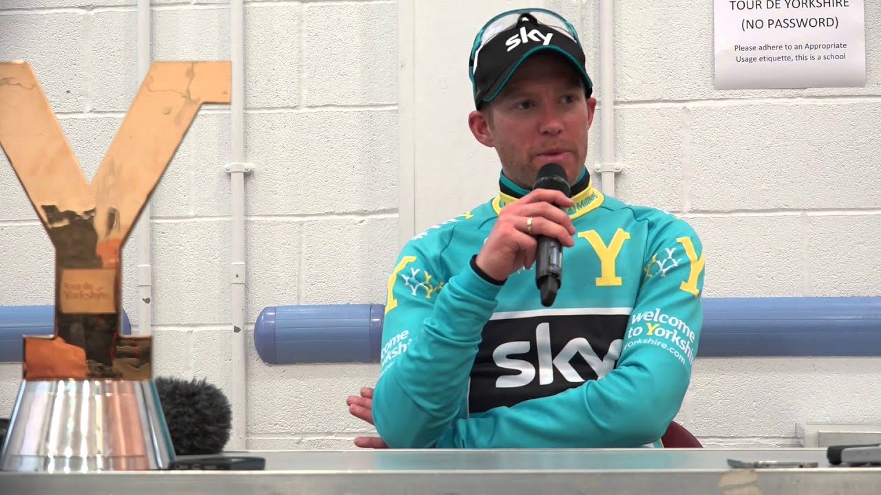 Tour de Yorkshire: Lars Petter Nordhaug Press Conference Highlights - YouTube