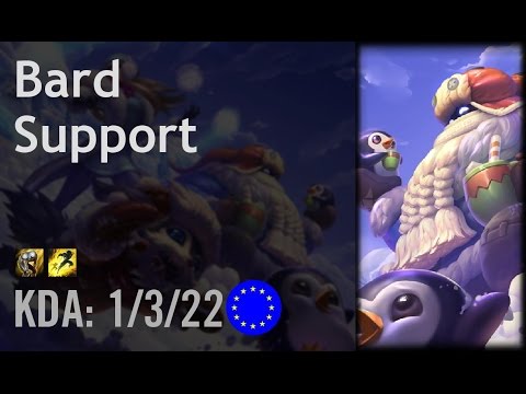 Bard Support vs Thresh - Likkrit - EUW Challenger Path 6.2