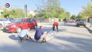ΜΑΘΗΤΕΣ ΖΩΓΡΑΦΙΣΑΝ ΣΕ ΔΡΟΜΟ ΤΗΣ ΛΑΡΙΣΑΣ ΜΕ ΑΦΟΡΜΗ ΤΗΝ ΕΥΡΩΠΑΪΚΗ ΕΒΔΟΜΑΔΑ ΚΙΝΗΤΙΚΟΤΗΤΑΣ 18 09 2025