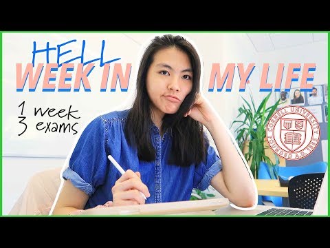 College "Hell" Week in my Life at Cornell University 2019 (Freshman Year VLOG) | Katie Tracy Video