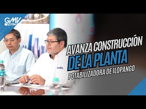 Avanza 70 % construcción de la Planta Potabilizadora de Ilopango en El Salvador