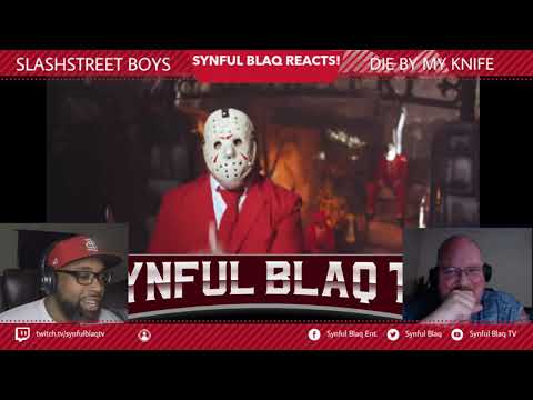 It's Halloween Week BABY! Synful Blaq Reacts - Slashstreet Boys - Die by my Knife