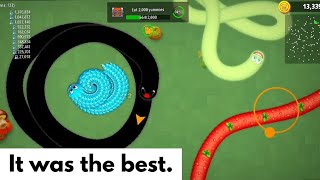 Giant Worm Fight in Worm Zone! || Worm Zone