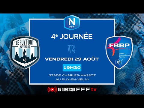 J4 I Le Puy Foot 43 vs FBBP en replay (1-1) I National FFF 2025-2026
