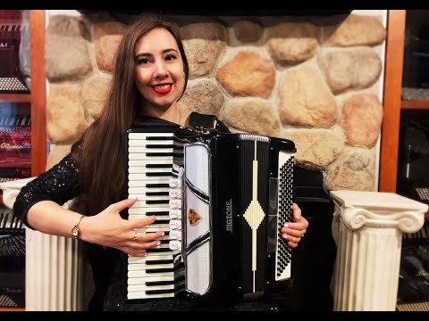 5986 - Black La Melodiosa Big Tone Piano Accordion LM 41 120 $999