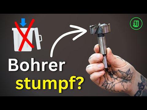 STUMPFE BOHRER schärfen? Lass es! SO werden deine BOHRLÖCHER trotzdem perfekt! | Jonas Winkler