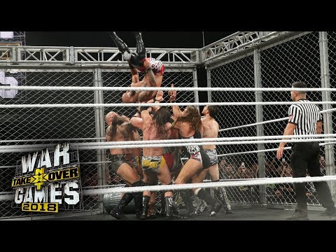 WATCH: Ricochet Does Insane Double Moonsault Off Cage At NXT Takeover WarGames 2 | Highlights
