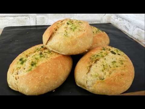 GARLIC HARD ROLLS - Garlic Brötchen Recipe
