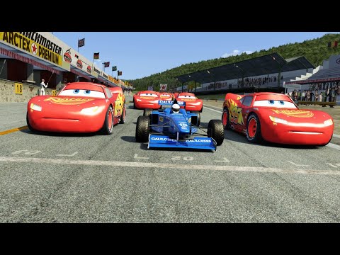 F1 1997 Prost Grand Prix | Alain Prost | vs Lightning McQueen Sports  at Old Spa