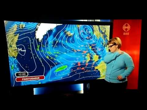 Nútíminn.is: Veðurfréttakonu verður á