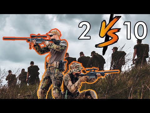A Unfair Match - 2 Airsoft Pros vs 10 Enemies