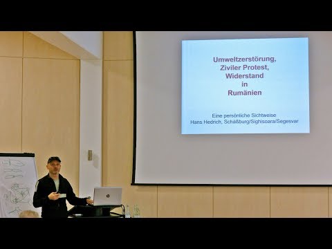 Vortrag Hans Hedrich: Umweltzerstörung, ziviler Protest und Widerstand in Rumänien | Internetseminar