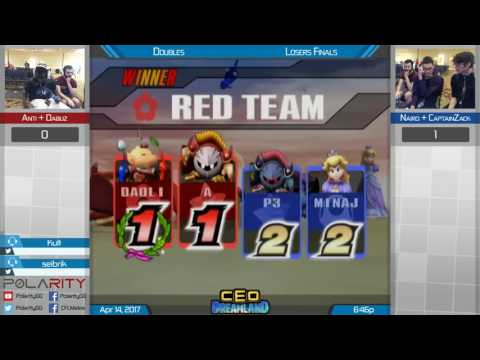 CEO Dreamland Brawl - Anti + Dabuz vs Nairo + CaptainZack - Doubles Losers Finals