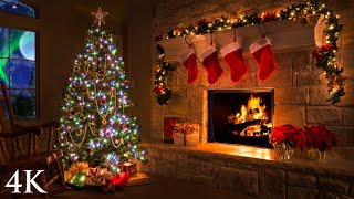 4K Holiday Fireplace Scene - 8 Hour Christmas Video Screensaver by Nature Relaxation™