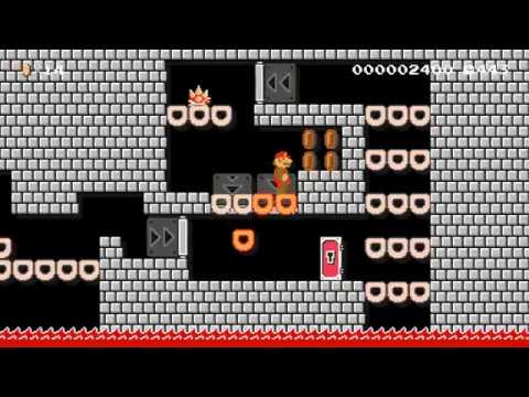 Super Mario Maker Levels: "Spinies on Donut Lifts"