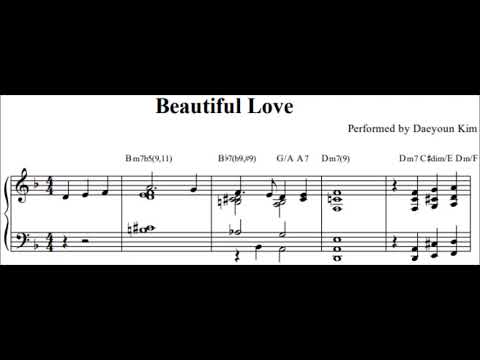 [Ballad Jazz Piano] Beautiful Love (sheet music)