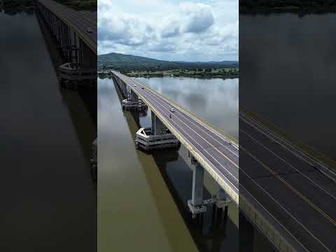 IMAGENS AÉREAS PONTE JAIR MESSIAS BOLSONARO LIGANDO SÃO GERALDO DO ARAGUAIA PA A XAMBIOA TO