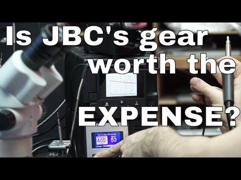 JBC Precision hot air and soldering station review with comparison to cheaper Hakko gear