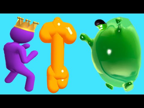 TALL MAN RUN vs GIANT RUSH vs WOBBLE MAN RUN