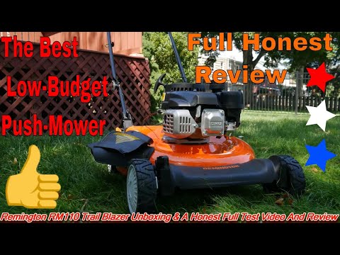 Remington RM110 Trail Blazer 132cc 21-Inch 2-in-1 Gas Push Lawn Mower