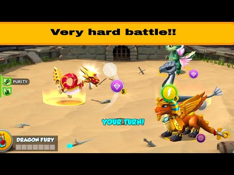 This battle is very hard to win || Dragon Mania legends hero challenge final stage