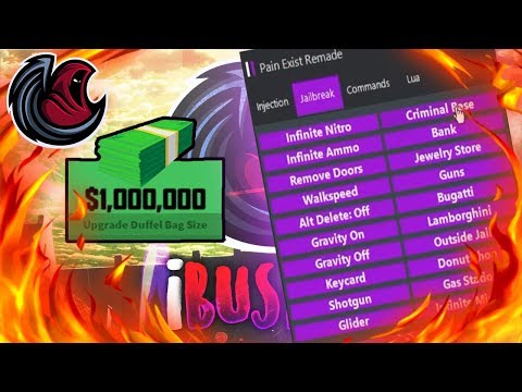🔥JAILBREAK HACK🔥ROBLOX /EXPLOIT - PAIN EXIST(INFINITE MONEY, FUEL, AMMO, NO DOORS, & MORE)