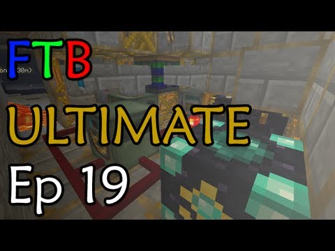 Minecraft: FTB ULTIMATE Ep. 19 - RP2 Mining Rig