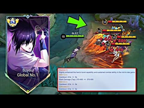 FINALLY SUYOU NEW UPDATE BUFFED!! 🤩 SUYOU MASSIVE BUFF IS BACK TO META?! (Must Watch!)- MLBB