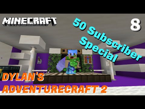 Minecraft Let's Play 1.15 - Dylan's AdventureCraft Season 2 - Episode 8: Enderman XP Farm!