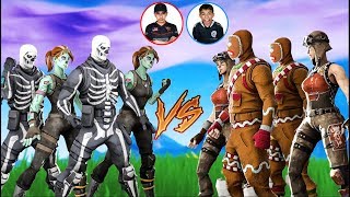 Team Diamond VS Team Mini Pro Fortnite Tournament 4! Insane Clan Battle Against Little Brother!