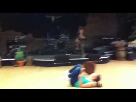 Stupid girl tries to do something cool epic fail