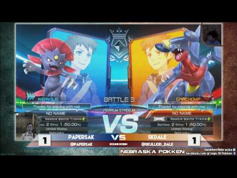 17 PaperSak (Weavile) vs SKDale (Garchomp) - Pokken at Underground - 7/25/17