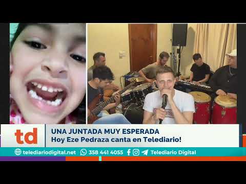 Una juntada muy esperada: Eze Pedraza canta en Telediario!