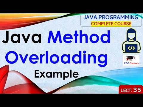 L35 Java Method Overloading Example Java Tutorial Java Programming Lectures In Hindi