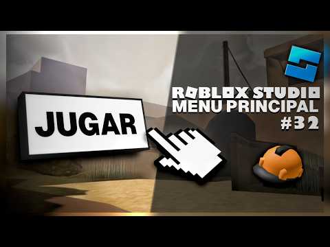 Como Hacer Un MENU PRINCIPAL En ROBLOX STUDIO | #32