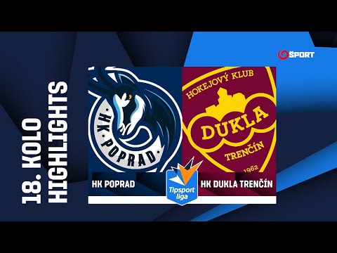 18. kolo: HK Poprad - HK Dukla Trenčín 4:0 (0:0, 2:0, 2:0)