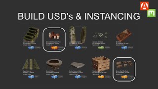 Build USD's & INSTANCING in Solaris