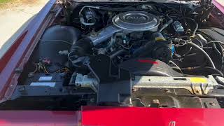 1979 Lincoln Continental Mark V Engine Running