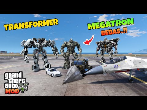 TRANSFORMER MEGATRON FINALLY FREE - GTA 5 MOD TRANSFORMER