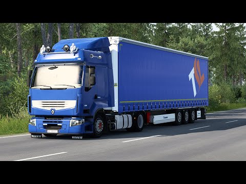 ETS2 1.41 - Euro Truck Simulator 2 - Renault Premium - Dijon (F) to Bourges (F)