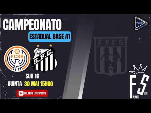 Campeonato Estadual Base A1- FPFS - SKA Brasil vs Santos FC - sub 16 - ao Vivo! Falando Live Sports"
