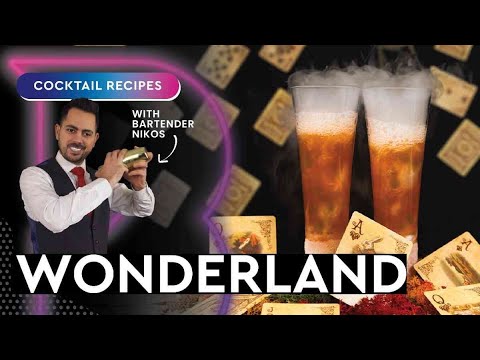 HOW TO MAKE A WONDERLAND COCKTAIL