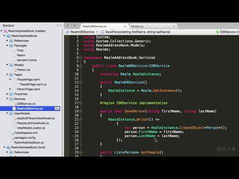 Xamarin Realm DB - Write a Record