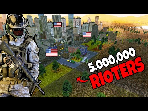 Can US ARMY Hold NEW YORK vs 5 MILLION RIOTERS!? - UEBS 2: Ultimate Epic Battle Simulator 2