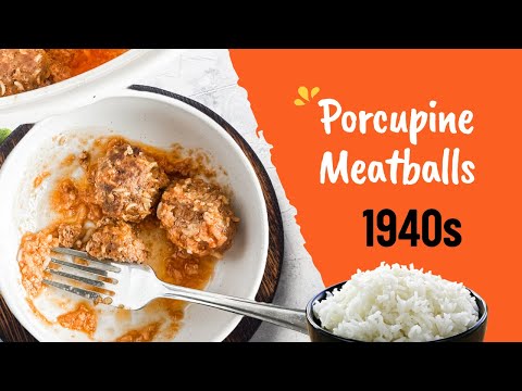 Mom’s Vintage Recipe for Porcupine Meatballs