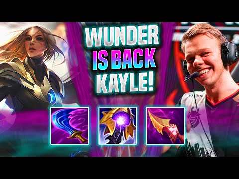 WUNDER BRINGS BACK KAYLE! - FNC Wunder Plays Kayle Top vs Vladimir! | Season 2022