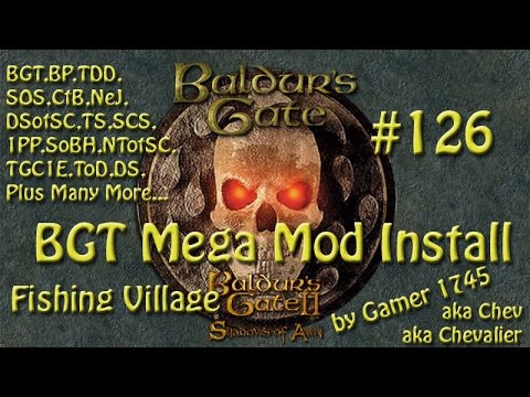 Let's Play Baldur's Gate Trilogy Mega Mod Part 126 - Fishing Village